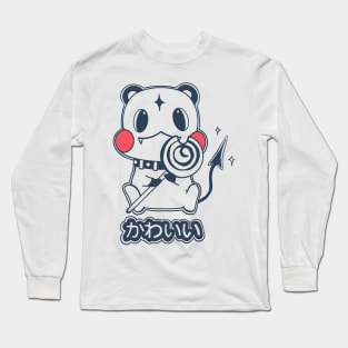 Kawaii Devil Racoon Long Sleeve T-Shirt